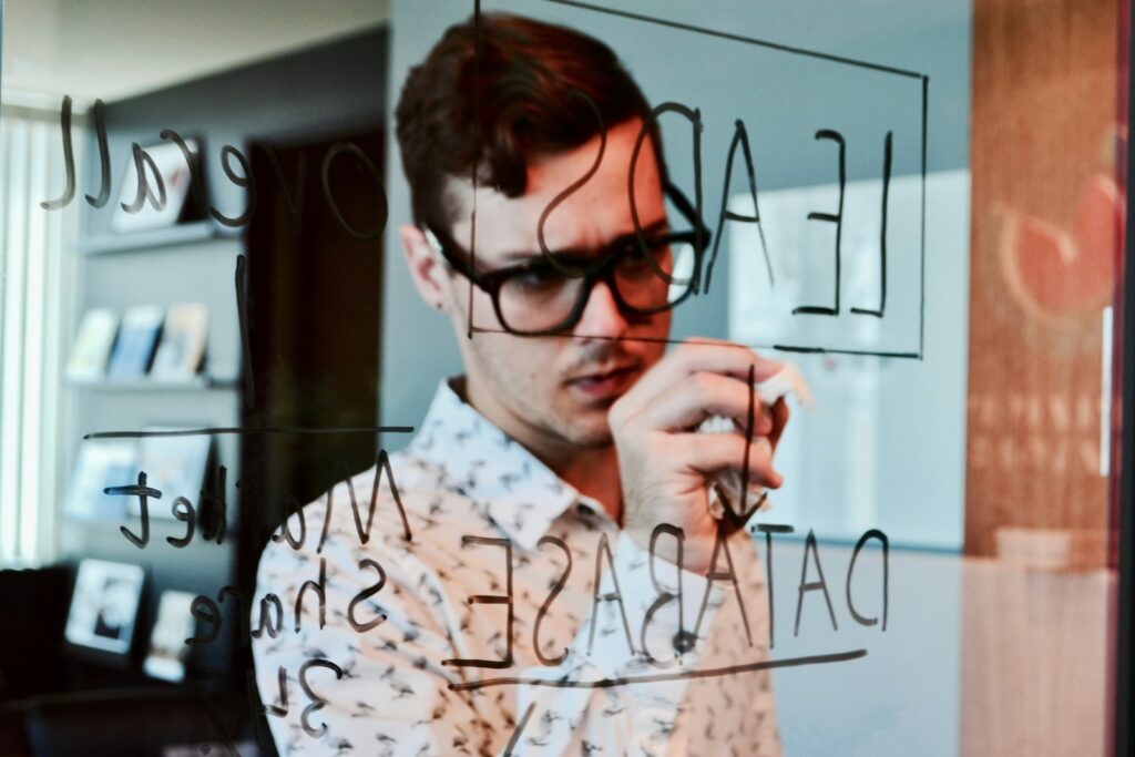 men's white dress shirt tracking incoming leads
